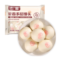 华田禾邦 麦香千层馒头 1.2kg 12个装 低脂0添加防腐剂 山东呛面老面馒头