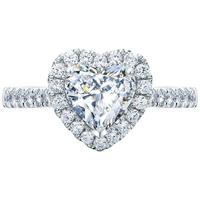 Darry Ring【世界冠军黄雅琼同款】DR求婚钻戒围镶心形克拉戒圣诞WJ0339
