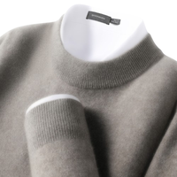 SHANSHAN杉杉 【软黄金&山羊绒】秋冬绒感绵羊毛细腻羊毛衫舒适保暖男式羊绒衫