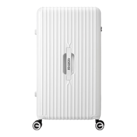 美旅行李箱30英寸拉杆箱PC材质大容量旅行箱薯条箱密码TRUNK箱79B白色 30英寸 【需托运|大容深仓】