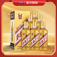 国家补贴、PLUS会员：茅台 金王子 酱香型白酒 53度 500ml*6 整箱装 新老包装随机发货