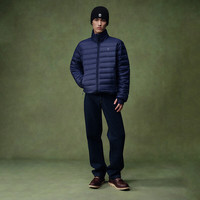 添柏岚（Timberland）男装羽绒服秋冬户外保暖防泼水|A42FB A42FB433/深宝石蓝 600蓬鸭绒 75%绒子含量 L
