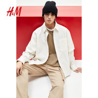 H&M HM男装夹克宽松双层衬衫式cleanfit重工夹克1265239