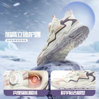 安踏儿童女小童棉鞋2025秋冬加绒保暖防滑二棉鞋户外徒步棉靴