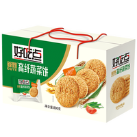 移动端、京东百亿补贴：好吃点 高纤蔬菜饼 800g