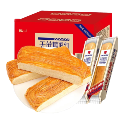 泓一 无蔗糖千层软撕面包 800g