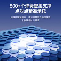 爱舒品牌床垫席梦思软硬两用护脊护腰椰棕独立弹簧床垫 舒心N型 135*190cm