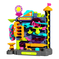 贝恩施儿童益智玩具男孩滚珠闯关轨道桌游