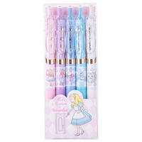 M&G 晨光 EN-GEL系列 K-35 按动中性笔 爱丽丝漫游奇境 0.5mm 5支装