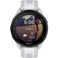 GARMIN 佳明 Forerunner165月光白心率血氧跑步骑行户外运动手表