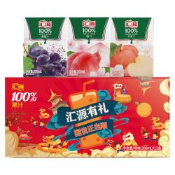 汇源 100%果汁国风年货礼盒 200ml*1件