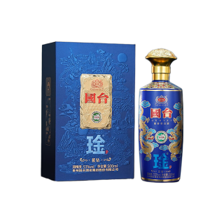 GUOTAI 国台 琻酒 蓝钻 53%vol 酱香型白酒 500ml 单瓶装