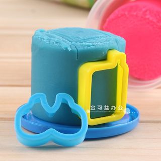 真彩橡皮泥模具幼儿手工彩泥无味儿童单色套装带模具手工粘土玩具