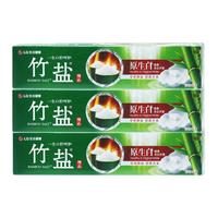 BAMBOO SALT 竹盐 原生白健康美白牙膏 清馨花香 145g*3