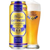 傲汀格 OETTINGER 自然浑浊型 小麦啤酒 500ml*6听