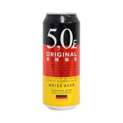 5.0 ORIGINAL 小麦啤酒 500ml*24罐 德国原装进口 德式精酿 源臻酿造