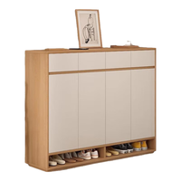 锦需鞋柜家用门口入户门收纳一体靠墙门外2025室内进门实木玄关 无抽加高款90x32x122cm双拼色