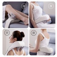 按摩披肩全自动肩颈热敷揉捏按摩器护颈椎肩膀斜方肌按摩仪