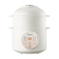 美的 智能预约定时 电炖锅 白瓷内胆  1L