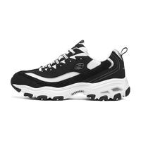 斯凯奇(Skechers)子奶茶熊系列拼接厚底老爹鞋 237153-BKW