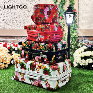 Light Go 凤凰牡丹中国风拉杆箱