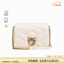 PINKO 女士CLICK绗缝飞鸟通勤休闲链条单肩斜挎包 Z14Q