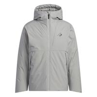 adidas/阿迪达斯 KQ5503 灰色 600蓬松度 男款宽松保暖连帽羽绒服