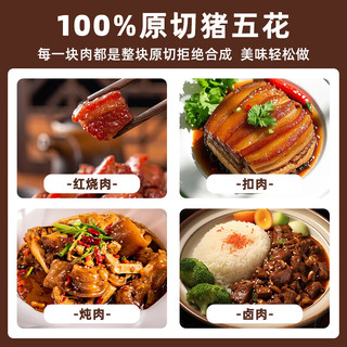 双汇精品猪五花肉净重4斤冷冻带皮大五花猪五花烤肉生猪肉烧烤食材