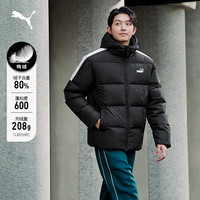防风拒水600蓬80绒鸭绒羽绒服男女款PUMA彪马 692911 黑色-01 XL