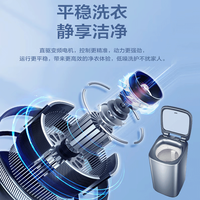 换新补贴丨海尔波轮洗衣机全自动家用5KG迷你小型婴儿童内衣裤洗 XQB50-B378 5kg松霜蓝