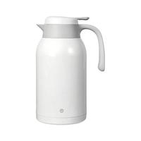 京东京造 不锈钢保温瓶家用暖壶按压式热水壶保温壶2.2L白色