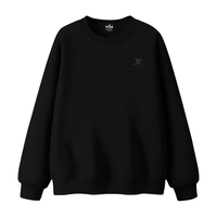 特步 【商家】圆领卫衣男冬季保暖套头衫时尚内搭休闲服男运动卫衣