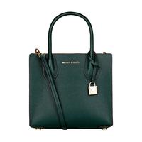 MICHAEL KORS 迈克·科尔斯 MERCER系列 女士牛皮手提包 30F6GM9M2L 绿色 中包