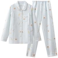 十月结晶空气暖暖棉10A抗菌月子服纯棉睡衣保暖家居服秋冬季