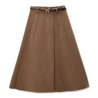 LILY 女士复古通勤伞裙高腰半身裙