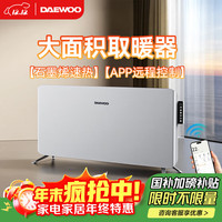 大宇 取暖器石墨烯电暖器电热暖风机