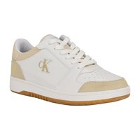 CALVIN KLEIN 女性 时尚运动鞋 Hania kcHANIA WhiteBeige 141 尺码5