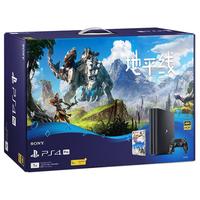 SONY 索尼 PlayStation 4 Pro+《地平线：零之曙光》 游戏机套装 1TB 黑色