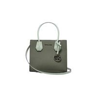 MICHAEL KORS 迈克·科尔斯 MERCER系列 女士皮革手提包 35S1GM9M2T 军绿色/浅蓝绿色