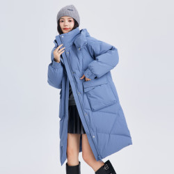 雪中飞 187g充绒 90%绒超级加厚保暖抗寒长款羽绒服（多色可选）