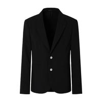EMPORIO ARMANI/阿玛尼春夏男珠地布单排扣都市休闲西装外套