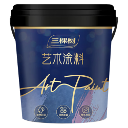 三棵树 漆 艺术漆 星河漫步多色可调高效抗菌多重认证艺术漆 70㎡浅色系套装