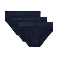 【圣诞】EMPORIO ARMANI/阿玛尼秋冬男士三条装三角内裤 【三条装纯棉微弹】阿玛尼蓝色 XL