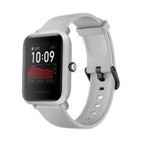 AMAZFIT 跃我 米动手表青春版 1S 智能手表 42mm 黑色表盘 岩白硅胶表带(GPS、NFC)