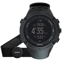 SUUNTO 颂拓 拓野Ambit3系列 智能手表 50mm 黑色精钢表壳 黑色硅胶表带（GPS、电子罗盘、心率）