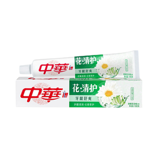 中华牙膏 清菊百合味花清护牙膏 180g*6