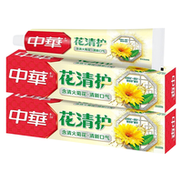 中华牙膏 清菊百合味花清护牙膏 180g*2