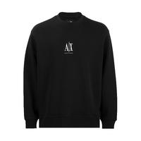 Armani Exchange阿玛尼男经典logo刺绣套头卫衣男士2025年XY