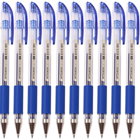 Uniball 三菱 UM-151 拔帽中性笔 蓝色 0.5mm 10支装