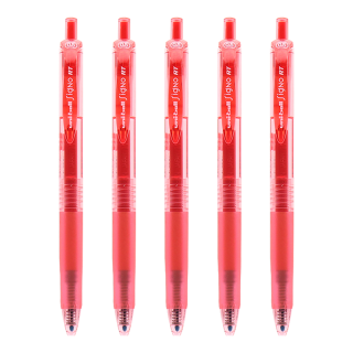 uni 三菱 UMN-105 按动速干中性笔 红色 0.5mm 5支装